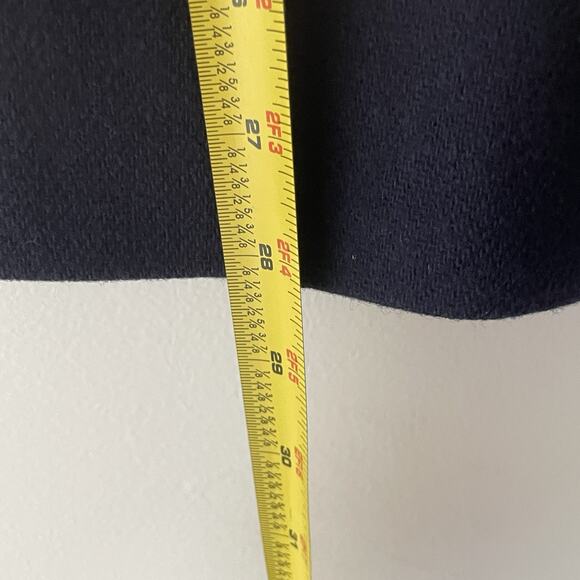 Wool Blazer‎ Navy Gold Crest Buttons 12 Double Breasted Ivy League Academia Ivy - Picture 12 of 13